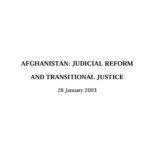 cover page of the National justice and judicial reform plan