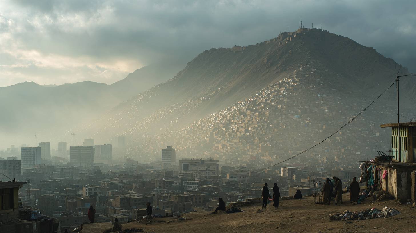 Ai generated image showing kabul development