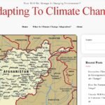 cover page of the Afghanistan’s climate change strategy and action plan
