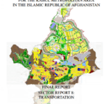 Map of Kabul Metropolitan Area, part of the master plan study for transportation development in Afghanistan, dated September 2009.