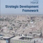 Cover of the "Herat Strategic Development Framework 2020," featuring an aerial view of Herat city with its historic citadel in the background.