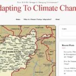 cover page of the Afghanistan’s climate change strategy and action plan