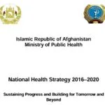 cover page of the National health strategy 2016-2020
