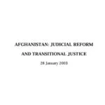 cover page of the National justice and judicial reform plan
