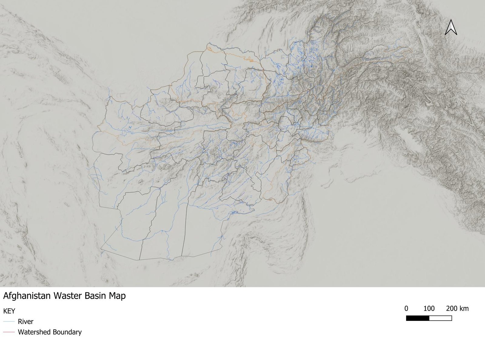 Afghanistan Watershed zones