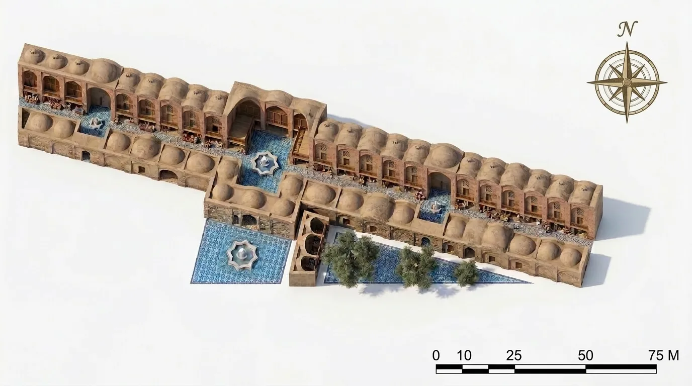 axonometric veiw of charchata